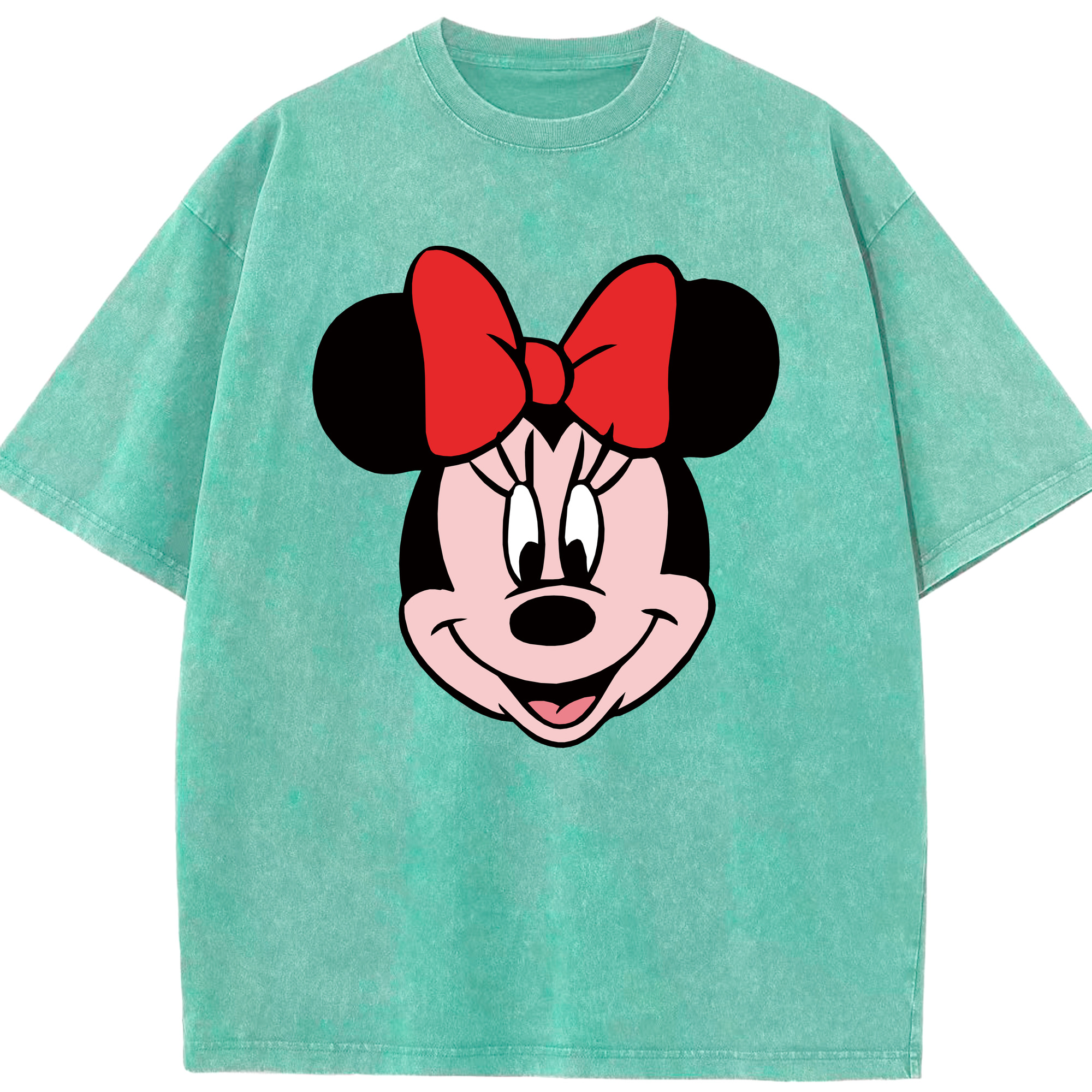 （画像用） ミッキーマウス Mickey Mouse 綿100% ヴィンテージ風 半袖Tシャツ（フロントプリント）